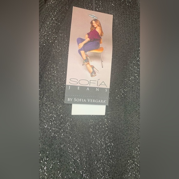 Sofia by Sofia Vergara Women Black Cardigan Sweater NWT size 14 - Picture 4 of 4
